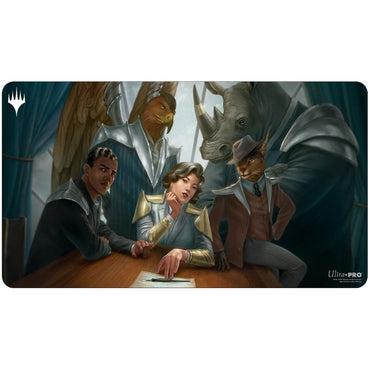 Streets of New Capenna Playmat featuring Brokers Ascendancy