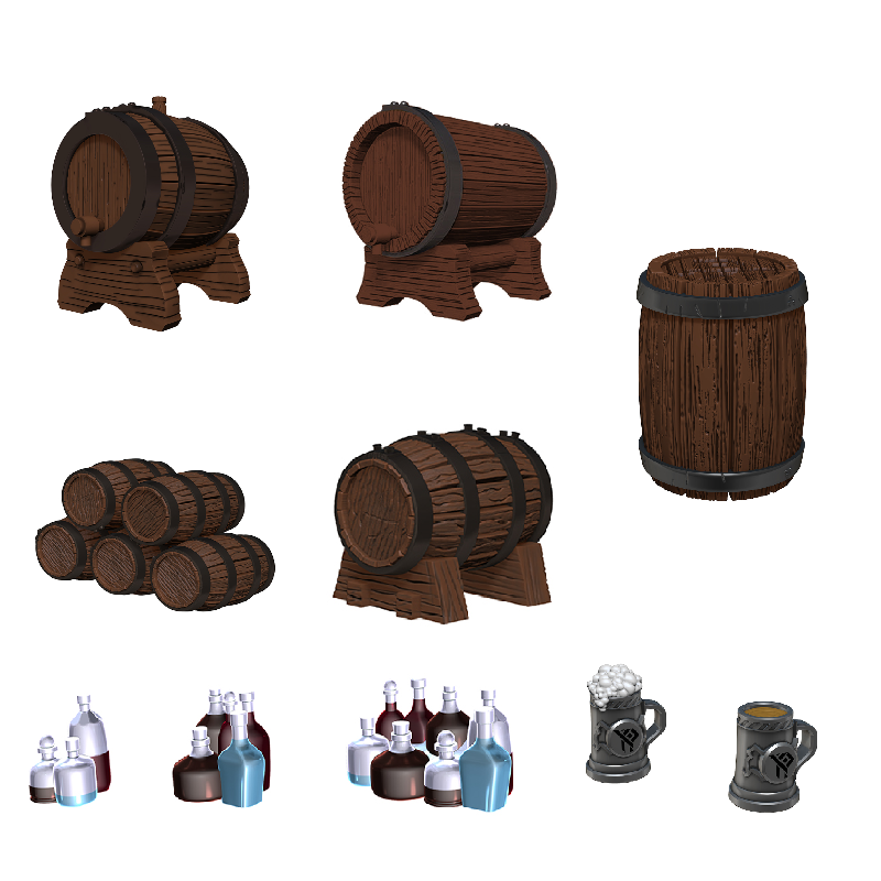 D&D Minis: The Yawning Portal Inn - Beds & Bottles