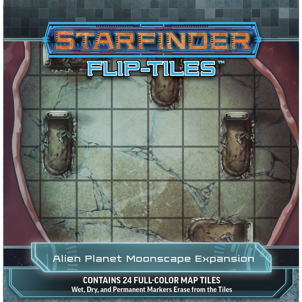 Starfinder RPG Flip-Tiles: Alien Planet Moonscape Expansion