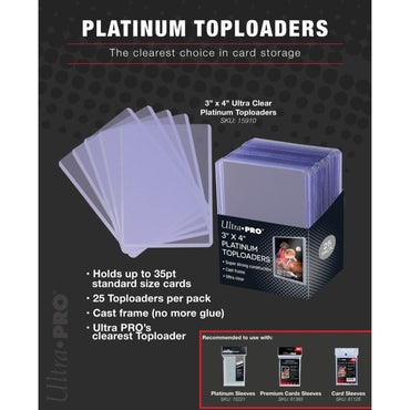 Toploader Platinum 35PT, 25 Count