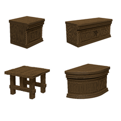 D&D Minis: The Yawning Portal Inn - Bars & Tables