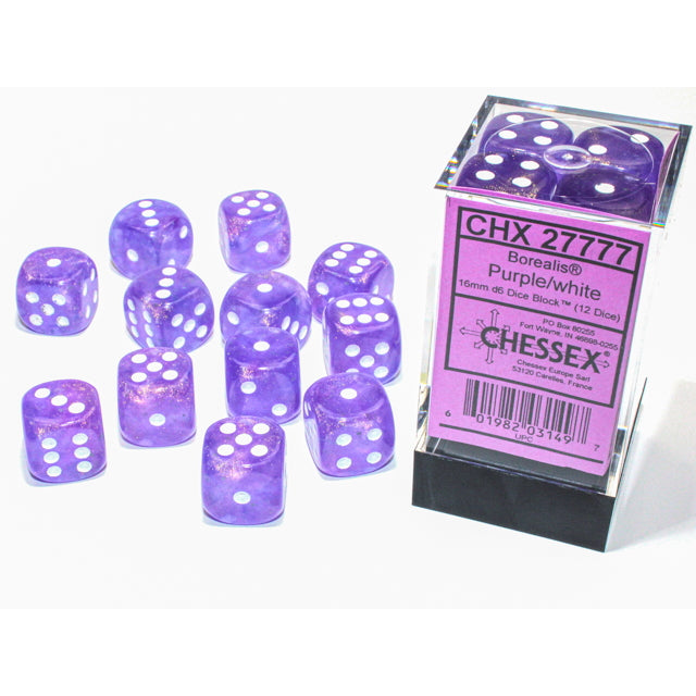 12D6 Set (16mm): Borealis Purple/White (CHX27777)