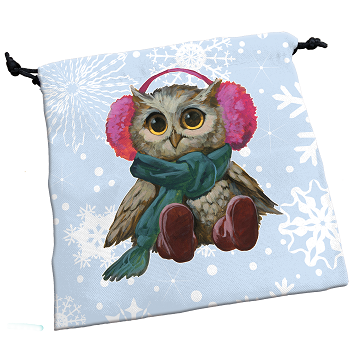 Festive Owls Dice Bag