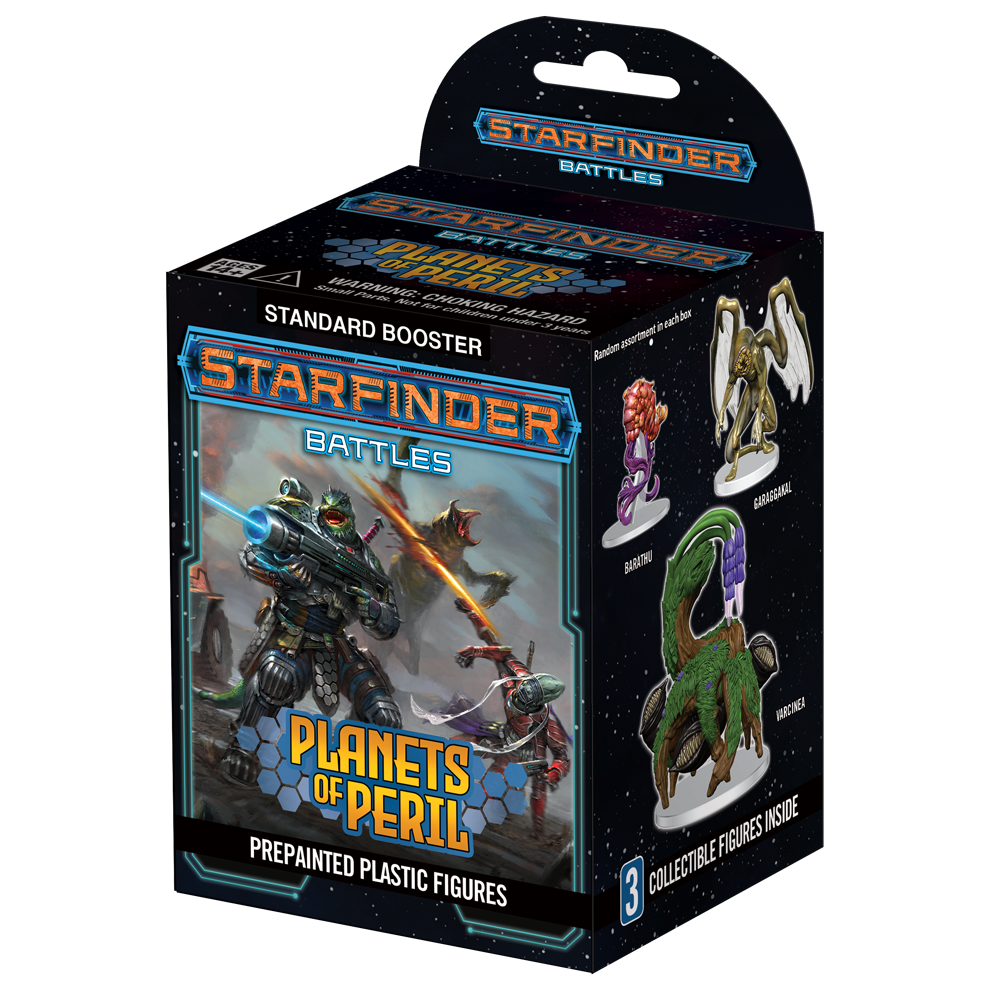 Starfinder Miniatures: Planets of Peril Booster Pack