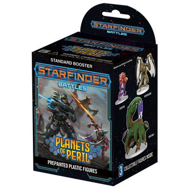 Starfinder Miniatures: Planets of Peril Booster Pack