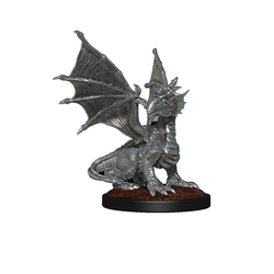 Silver Dragon Wyrmling & Halfling Dragon Friend (D&D)
