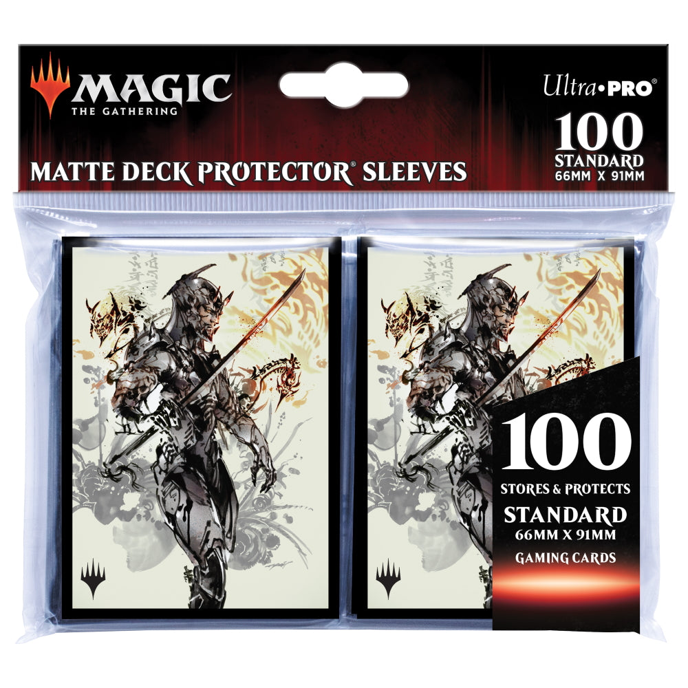 Kamigawa Neon Dynasty 100ct Sleeves V5 featuring Satoru Umezawa for Magic: The Gathering