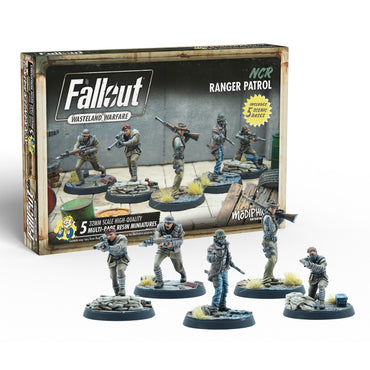 Fallout Wasteland Warfare: NCR Top Brass - 3 Figure Set, RPG 
