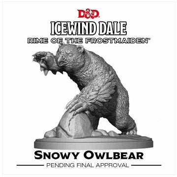 D&D Minis: Snowy Owlbear