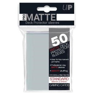 Ultra PRO Deck Protector Sleeves: PRO-Matte - Clear (50 Count)