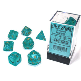 RPG Dice: Borealis Teal/Gold (CHX27585)