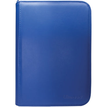 UP Vivid Zip Binder: 4 Pocket: Dark Blue
