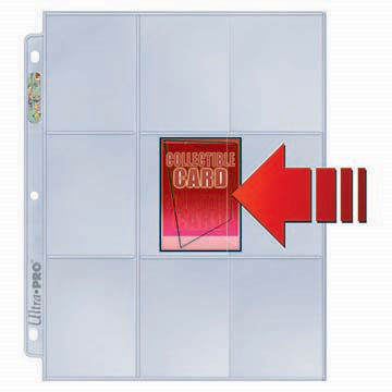 Ultra PRO: Premium Series Pages - 9 Pocket (100 Pages)