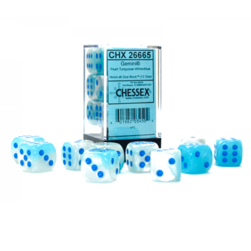 12D6 Set (16mm): Gemini - Gel White/Blue (CHX26665)