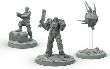 Fallout Wasteland Warfare: Brotherhood of Steel: Knight Captain Cade & Paladin Danse