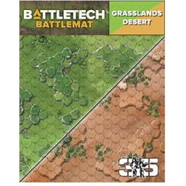 Battletech Battle Mat: Desert / Grasslands A
