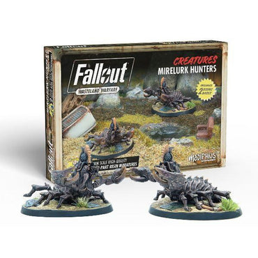 Fallout Wasteland Warfare: Creatures: Mirelurk Hunters