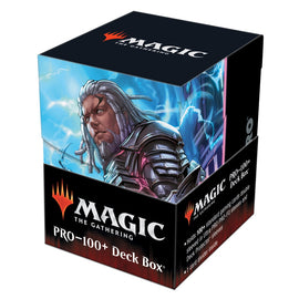 Kamigawa Neon Dynasty 100+ Deck Box V3 featuring Tezzeret, Betrayer of Flesh for Magic: The Gathering