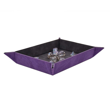 Ultra PRO Foldable Dice Tray: Suede Collection - Amethyst