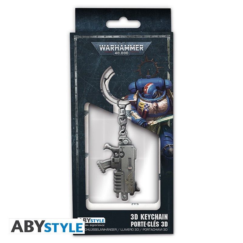 Warhammer 40K 3D Bolter Keychain
