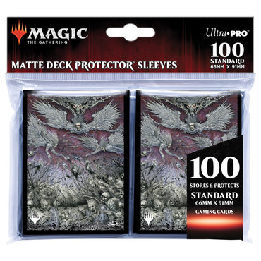 Double Masters 2022 Damnation Standard Deck Protector sleeves for Magic (100-Pack) - Ultra Pro Card Sleeves