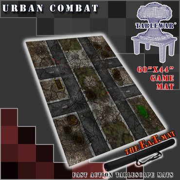 F.A.T. MAT: Urban Combat 60"X44"