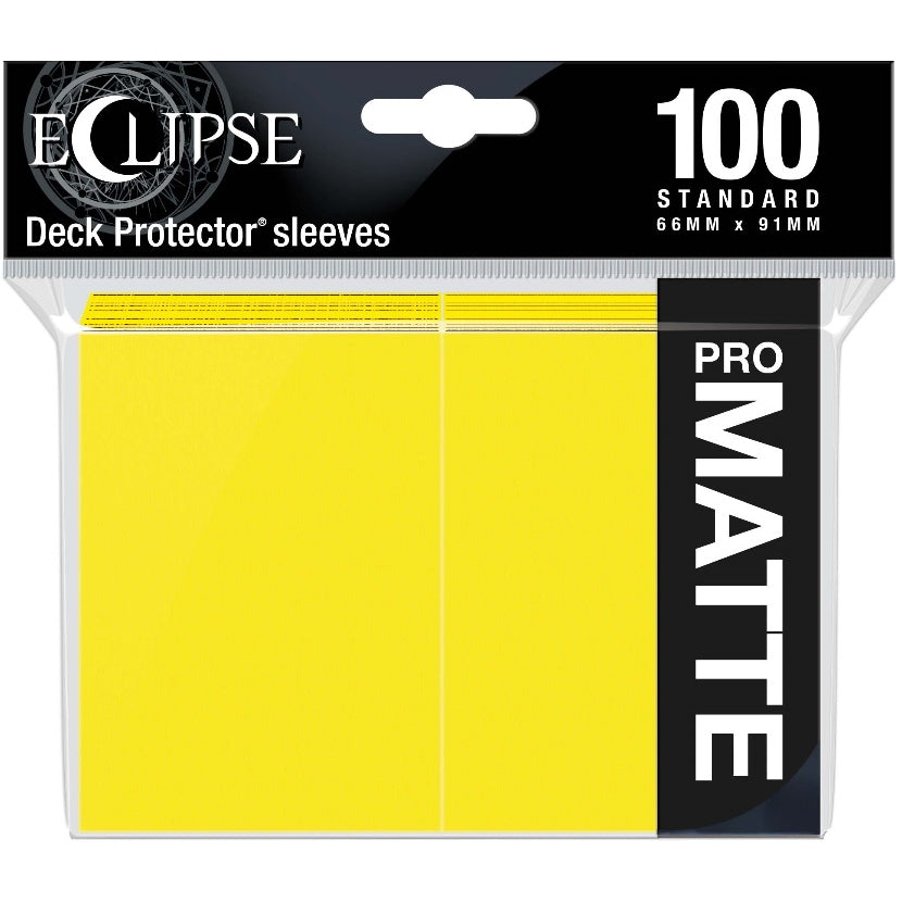 Eclipse Deck Protectors: Lemon Yellow (100)