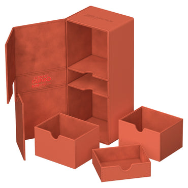 Ultimate Guard Deck Case Twin Flip n Tray Dark Orange 266+