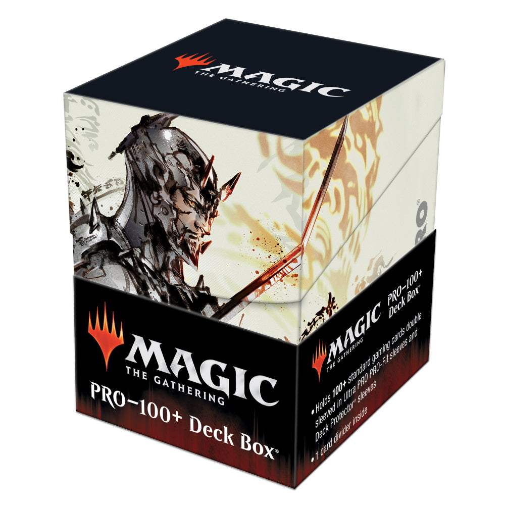 Kamigawa Neon Dynasty 100+ Deck Box V5 featuring Satoru Umezawa for Magic: The Gathering