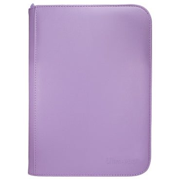 UP Vivid Zip Binder: 4 Pocket: Purple
