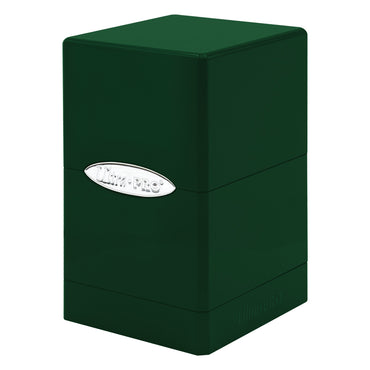 Satin Tower Deck Box: Satin Forest Green