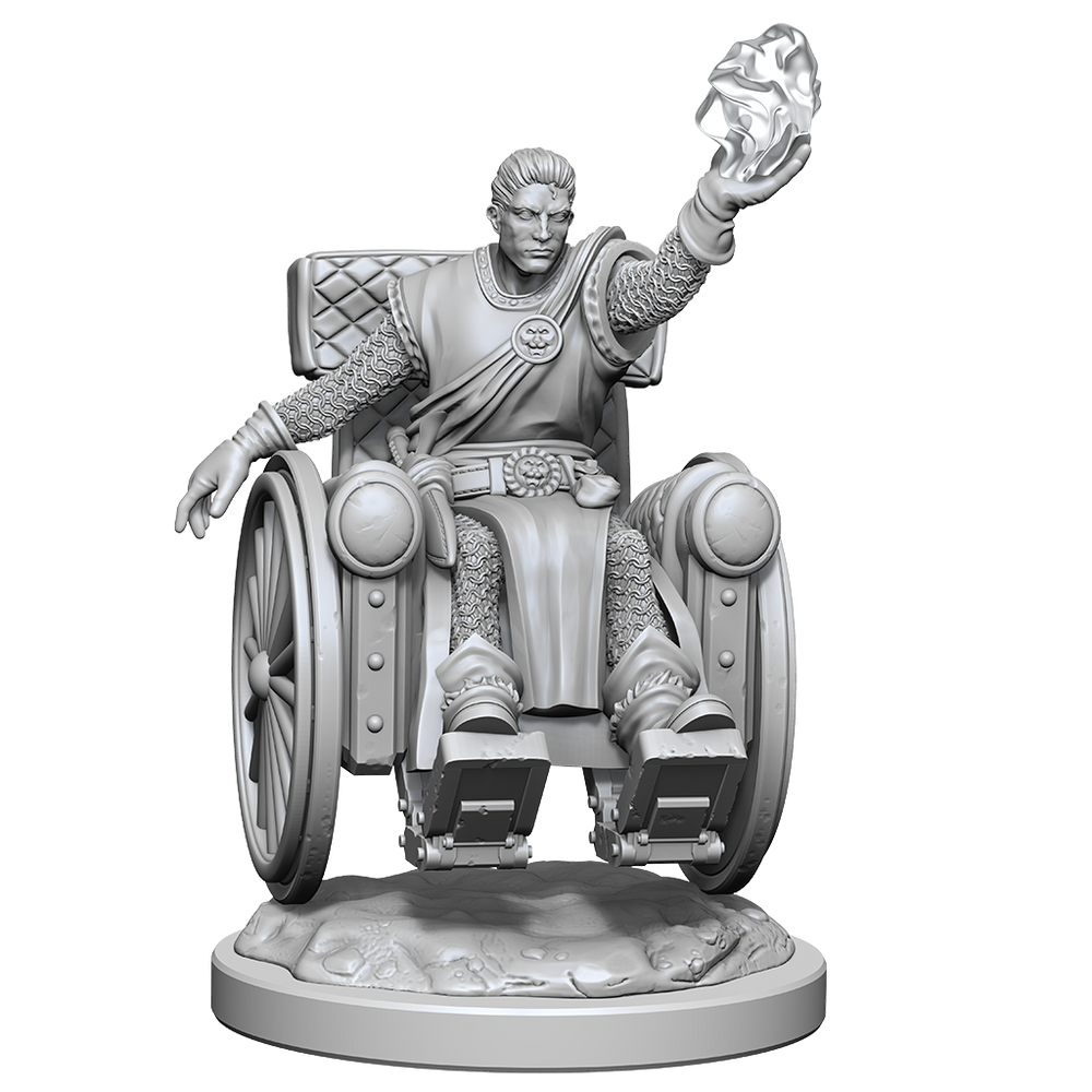 D&D Minis: Human Clerics Accessibility (Unpainted / WV18)