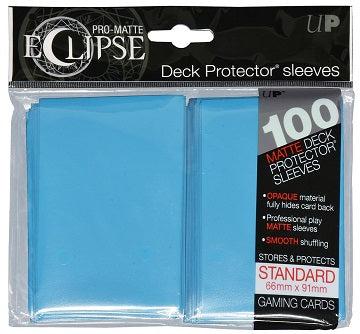 Ultra PRO Deck Protector Sleeves: Eclipse PRO-Matte - Light Blue (100 Count)