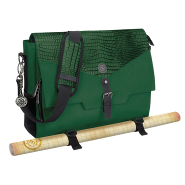ENHANCE Collectors Edition Tabletop Adventurer's Travel Laptop Bag: Green