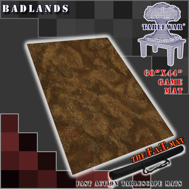 F.A.T. MAT: Badlands 60"X44"