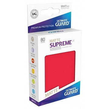 Ultimate Guard UX Standard: 80 Matte Red