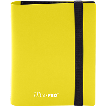 Ultra Pro Binder: 4 Pocket Lemon Yellow