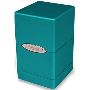 Satin Tower Deck Box: Metallic Ocean Shimmer