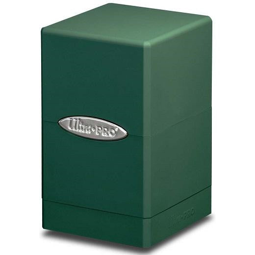 Satin Tower Deck Box: Green