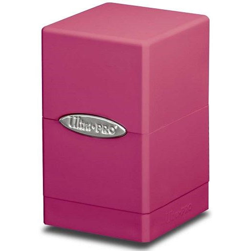 Ultra PRO Deck Box: Satin Tower - Pink (Holds 100+)