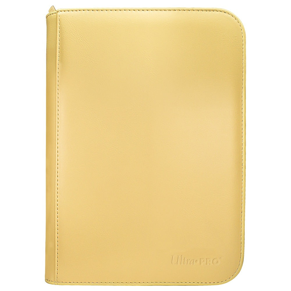 UP Vivid Zip Binder: 4 Pocket: Yellow