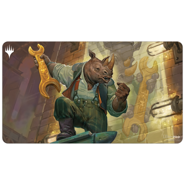 Streets of New Capenna Playmat featuring Workshop Warchief
