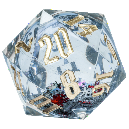 Giant Snow Globe D20