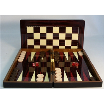 Backgammon - 19" Simple Wood Decoupage