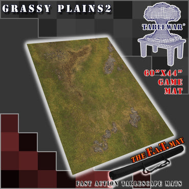 F.A.T. MAT: Grassy Plains 2 60"x44"