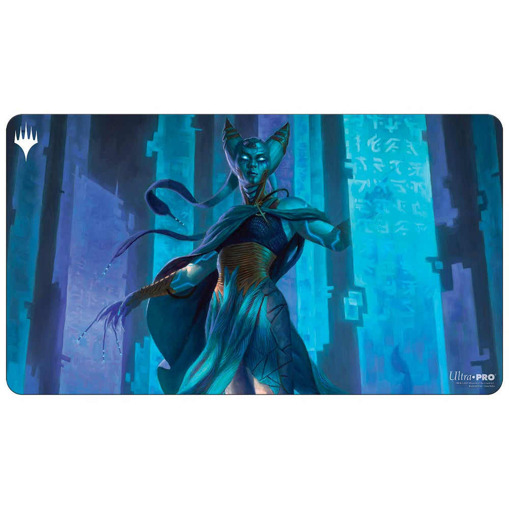 Kamigawa Neon Dynasty Playmat featuring  Tamiyo, Compleat Sage for Magic: The Gathering