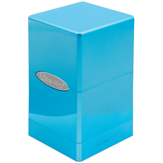 Satin Tower Deck Box: Topaz