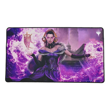 Double Masters 2022 Black Stitched Playmat featuring Liliana, the Last Hope for Magic: The Gathering - Ultra Pro Playmats