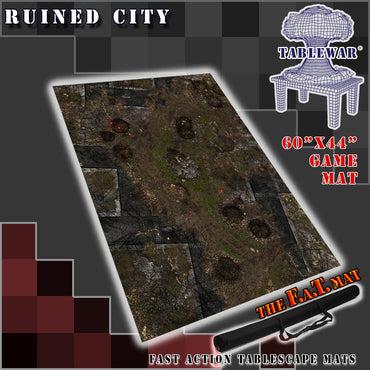 F.A.T. MAT: Ruined City 60"X44"