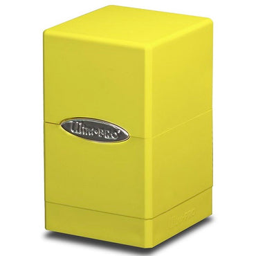 Satin Tower Deck Box: Yellow